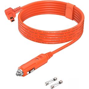 16AWG 12V/24V DC Power Cord Cable 11.6FT 3.5M for Car Refrigerator Compatible with Alpicool, Bodega, Euhomy, BougeRV, ARB, Dometic, ICECO, Setpower, JoyTutus Portable Fridge Freezer Compressor Cooler