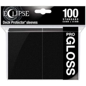 Ultra Pro Eclipse Card Sleeves - Pack of 100, Gloss Finish, Hot Pink