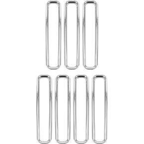 Front Grill Inserts for Jeep Wrangler TJ 1997-2006 (Chrome)