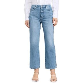 FRAME Women's Pearl Atelier Le Jane Crop Jeans