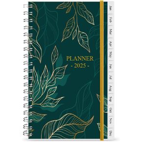 2025-2026 Pocket Planner/Calendar - July 2025 - June 2026, A6 Weekly & Monthly Organizer Notebook & Journal to Track Goals, Easy to Organize Your Daily Life, 3.75" x 6.75", Pink