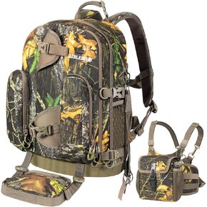 Waterproof Hunting Backpack with Binocular Harness Chest Pack for Gun and Bow Holder duck hunting accessories