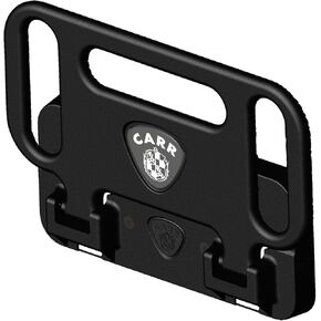 Carr's 194011 HD Mega Hitch Step 2 and 2 1/2 Inch Receivers (No Light) - Black Powder Coat
