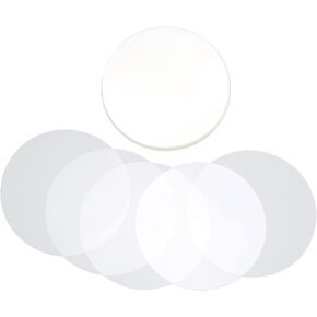 100Pcs Premium PVC Badge Protective Film, Transparent Round protective film for badges, for Making Pins Buttons, Badges and Fridge Stickers (32MM), Genericxdnq51v9mb-12
