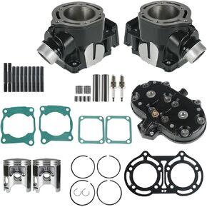 labwork Cylinder Piston Gasket Kit Replacement for Yamaha Banshee 350 YFZ350 1987-2006 Replacement for 2GU-11311-00-00