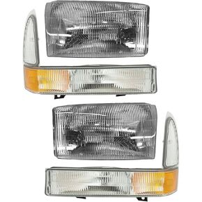 TRQ Lighting Kit Compatible with 2002-2004 Ford Excursion F-250 Super Duty F-350 Super Duty 2002-2003 F-450 Super Duty F-550 Super Duty FO2502147 FO2503147 FO2520169 FO2521169