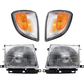 TRQ Lighting Kit Compatible with 97-00 Tacoma TO2502120 TO2503120 TO2520155 TO2521155