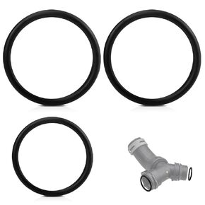 926-168 Radiator Hose and Coolant Tee T-Pipe Leak Repair Engine Seal Set O-Ring Kit Compatible with Ford F-150(2011-2018),F-250,350,450,550 Super Duty, Mustang and Lincoln Models-Stopped Coolant Leaks