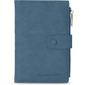 Passport Holder for Women Men Slim RFID Blocking Travel Passport Cover Wallet Purse with Zipper Pocket and Vaccine Card Slot in Kuwait