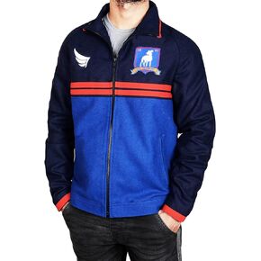 Ted Lesso Jason Sudekis Brndan Hunt Football Coach Blue Track Suit Jacket | Ted Lesso Jacket