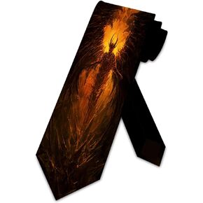 Three Rooker Halloween Ties Mens Scary Devil Necktie