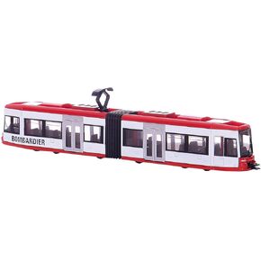 Siku 1895, Tram, 1:87, Metal/Plastic, Red/White, Compatible with Other Toys