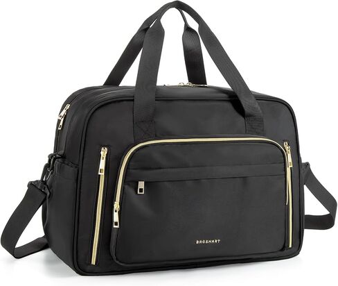BAGSMART Duffle Bag for Travel, Weekender Bags for Women with Wet Pocket, Carry on Bag Underseat for Airplane, Overnight Bag for Women in Saudi Arabia