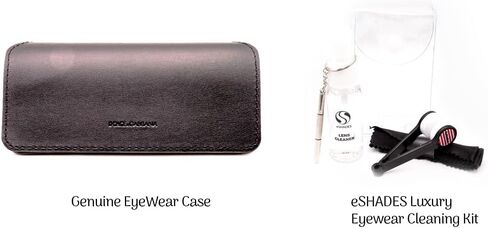 Dolce & Gabbana Sunglass Eyeglass Case + Bundle with eSHADES Luxury Eyewear Kit in Saudi Arabia