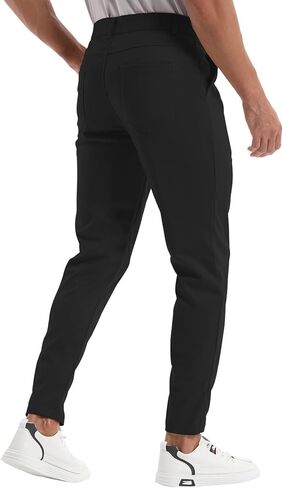 CANGHPGIN Mens Dress Pants Slim Fit Stretch Tapered Skinny Chinos Pants Men Business Casual Pants in Saudi Arabia