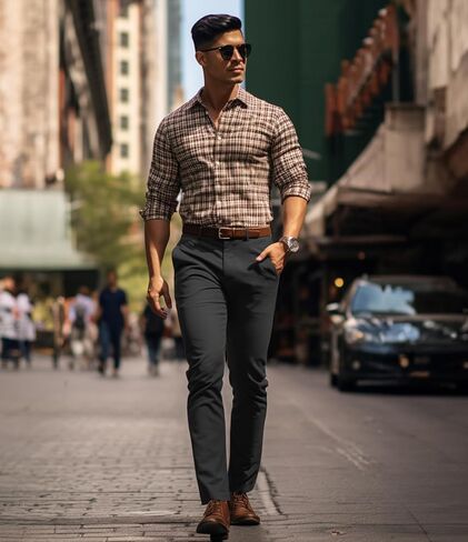 CANGHPGIN Mens Dress Pants Slim Fit Stretch Tapered Skinny Chinos Pants Men Business Casual Pants in Saudi Arabia