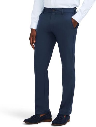Izod Men's Non-Iron Stretch Straight Fit Flat Front Traveler Chino Pant in Kuwait