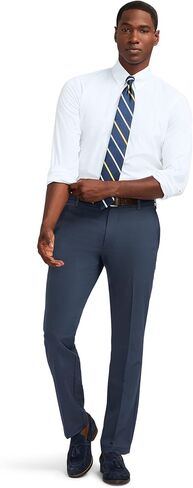 Izod Men's Non-Iron Stretch Straight Fit Flat Front Traveler Chino Pant in Kuwait