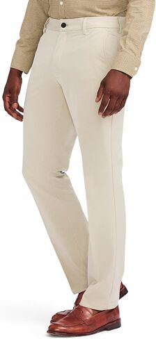 Izod Men's Non-Iron Stretch Straight Fit Flat Front Traveler Chino Pant in Kuwait