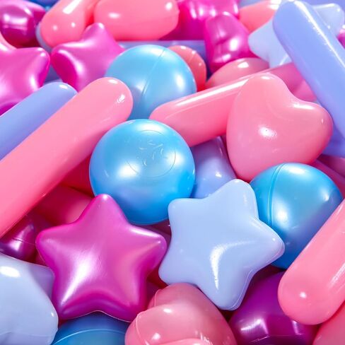 STARBOLO Ball Pit Balls for Baby and Toddler, 150pcs Phthalate Free BPA Free Crush Proof Plastic - Macaron Ocean Balls Pit Balls Play Toys for Kids Ball Pit, Pool,Play Tent,Party, st-txay-macgld150 in Kuwait