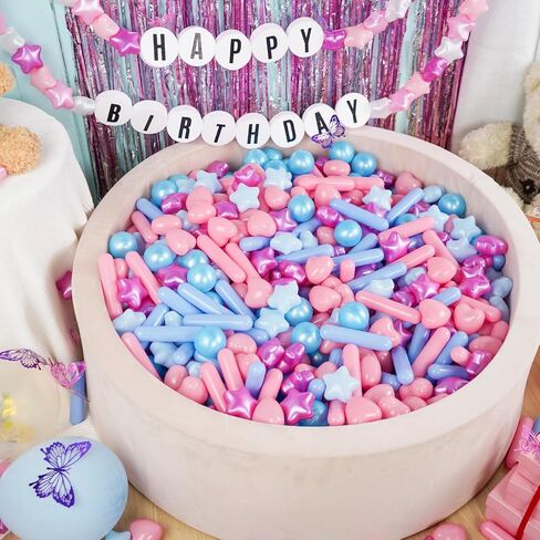 STARBOLO Ball Pit Balls for Baby and Toddler, 150pcs Phthalate Free BPA Free Crush Proof Plastic - Macaron Ocean Balls Pit Balls Play Toys for Kids Ball Pit, Pool,Play Tent,Party, st-txay-macgld150 in Kuwait