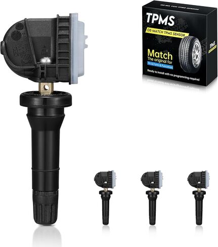 BDFHYK GM 315 ميجا هرتز نظام مراقبة ضغط الإطارات TPMS أجهزة الاستشعار المتوافقة مع Chevy Silverado GMC Cadillac Buick Pontiac Saturn Hummber Saab Replace#13598771 13598772 13586335 13581558 4 عبوات in Saudi Arabia