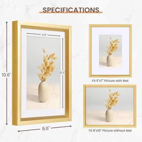 مجموعة إطارات الصور Axeman مقاس 12 × 16 مكونة من 5 قطع | إطار مقاس 12 × 16 لعرض الحائط أو سطح الطاولة | عرض الصور 9x12 مع حصيرة أو 12x16 بدون حصيرة | إطار ملصق مقاس 12 × 16 مع زجاج شبكي عالي الدقة | طبيعي in Saudi Arabia