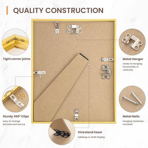 مجموعة إطارات الصور Axeman مقاس 12 × 16 مكونة من 5 قطع | إطار مقاس 12 × 16 لعرض الحائط أو سطح الطاولة | عرض الصور 9x12 مع حصيرة أو 12x16 بدون حصيرة | إطار ملصق مقاس 12 × 16 مع زجاج شبكي عالي الدقة | طبيعي in Saudi Arabia
