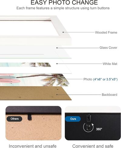 11x14 Picture Frame (2 Pack, Pink), Display Pictures 8x10 with Mat or 11x14 Without Mat, 11 by 14 Photo Frames TableTop Display and Wall Mounting in Saudi Arabia
