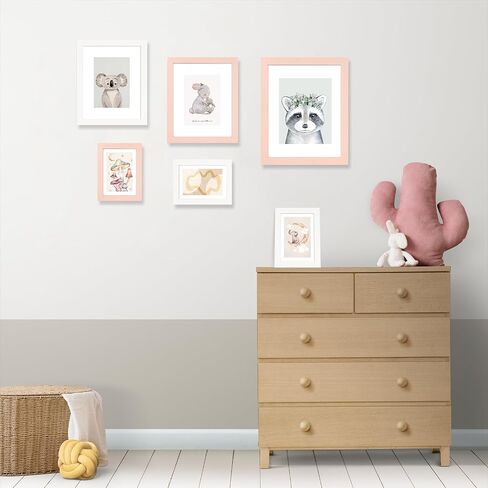 11x14 Picture Frame (2 Pack, Pink), Display Pictures 8x10 with Mat or 11x14 Without Mat, 11 by 14 Photo Frames TableTop Display and Wall Mounting in Saudi Arabia
