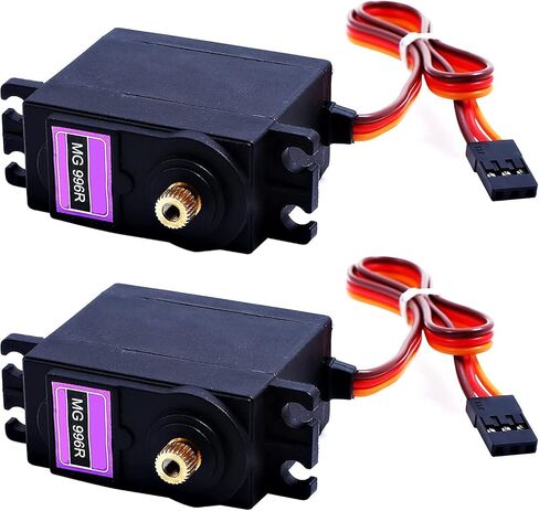 WST Tower P MG996 MG996R Analog Servo 360° High Speed Metal Gear Torque Servo Motor Compatible for JR Futaba HPI RC Robot Quadcopter Drones Helicopter Airplane Boat x 2 PCS in Kuwait