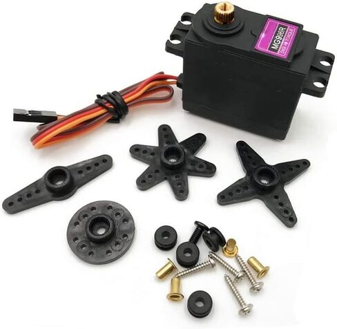 WST Tower P MG996 MG996R Analog Servo 360° High Speed Metal Gear Torque Servo Motor Compatible for JR Futaba HPI RC Robot Quadcopter Drones Helicopter Airplane Boat x 2 PCS in Kuwait