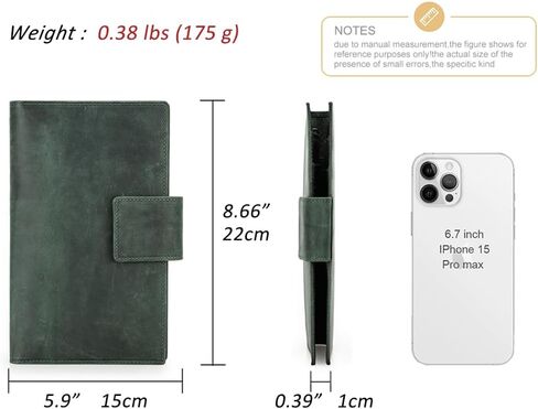 Contacts Full Grain Leather Family Passport Holder for 4 Airtag Passport Wallet RFID Blocking Travel Passport Cover with 4 Passport Slot, 6 Card Slot (Brown) in Kuwait