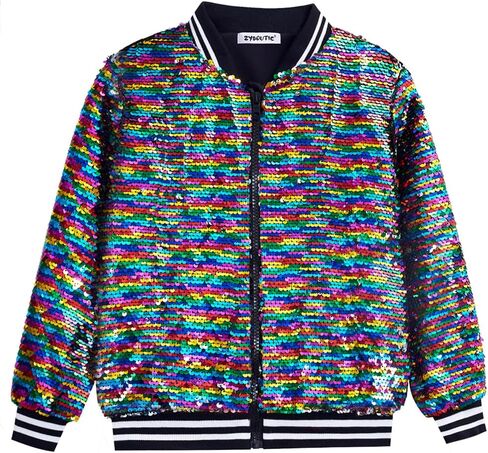 سترات للأولاد مزيّنة بالترتر وياقة مخططة للأطفال، معطف لامع لأعياد الميلاد، ملابس للأولاد لامعة in Kuwait