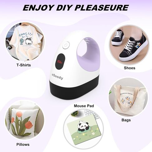 eSeedy Mini Heat Press Machine with LED Display for Heat Transfer Crafts in Saudi Arabia