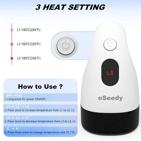 Mini Heat Press Machine, 3 Heat Settings, Precise Temperature Control,15 Mins Auto-Off, Insulated Safety Base, Mini Iron for Crafting, T Shirts, Hats, Heating Transfer Projects in Saudi Arabia