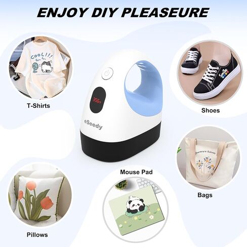 Mini Heat Press Machine, 3 Heat Settings, Precise Temperature Control,15 Mins Auto-Off, Insulated Safety Base, Mini Iron for Crafting, T Shirts, Hats, Heating Transfer Projects in Saudi Arabia