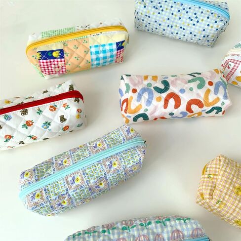 Pencil Case Pen Case Office College School Storage Bag Pouch Holder Box Organizer Makeup Pouch Cosmetic Bag Aesthetic Cute Pencil Case for Girls Boys Kids (S) in Saudi Arabia