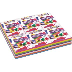 Colorations Construction Paper for Kids - 7 Bright Colors - 600 Bulk Sheets of 9"X12" - Assorted Pack of Heavy-Duty Craft Paper, Bulk School Supplies