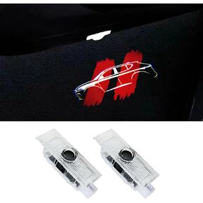 2 PCS LED Door Logo Lights Projector Compatible for Challenger 2015-present HD Ghost Shadow Light Puddle Lights Courtesy Step Lamps Kit Car Accessories (car line, Challenger)