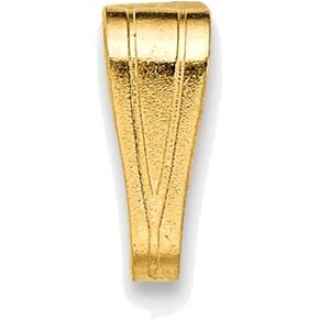 Bonyak Jewelry 14kt Solid Yellow Gold Snap On/Locket Bail (SMALLEST SIZE 6mm by 2.5mm-1.5mm)