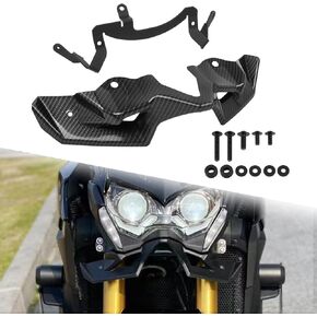 CHIFUN Front Spoiler Winglets Downforce Motorcycle Fairing Aerodynamic Beak Nose Cone Extension Cowl Replacement for Kawasaki Z900 Z 900 2020-2024
