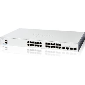 Cisco Catalyst 1200-24T-4G Smart Switch, 24 Port GE, 4x1GE SFP, Limited Lifetime Protection (C1200-24T-4G)