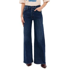 بنطلون جينز The Tomcat Roller Sneak للسيدات من MOTHER in Kuwait