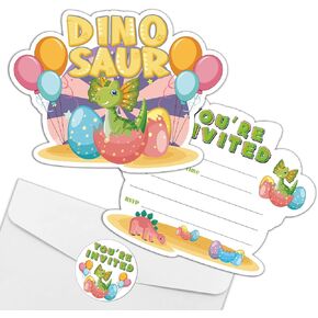 REWIDPARTY Cute Elephant Party Invitations with Envelopes & Stickers（Set of 15） Elephant & Mailbox Shaped Fill-in Invitations Kids Party Invites Cards Party Supplies Favors for Birthday Baby Shower
