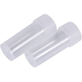 ULDIGI 50pcs Cross Stitch Needle Bottle Clear Container Plastic Container Plastic Organizer Box Stitching Needle Clear Sewing Needles Case Needle Tube Holder DIY Neddle Storage Tube Yarn