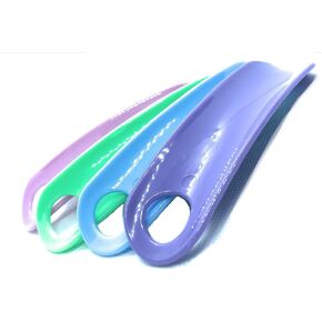 J&C Brands Shoe Horn For Kids | Perfect Size For Kids | Makes Putting On Your Kids Shoes Easy and Fun | Great Gift Idea | 4 Pack! | Pink Green, Blue, Purple, 5 x 1.5