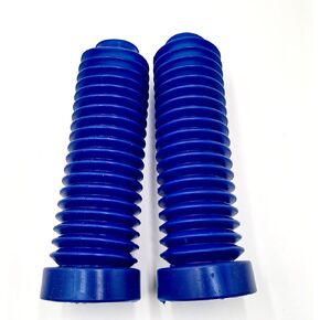 2X Front Fork Shock Boots Blue Dust cover Tube boots pipe Fits For Honda ATC 250R 1983 1984 1985 1986