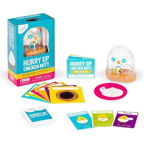 Exploding Kittens Hurry Up Chicken Butt 2-6 Players - Ages 4+ - 2 Minutes to Play - Hot Potato Style Card Game - Fun Card Game, Family Game Night, Creative Kids Game