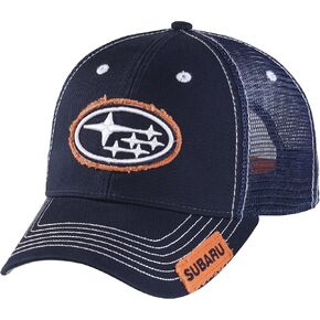 Subaru Navy Star Cluster Patch Cap Legacy Forester Impreza Outback Sti WRX Hat
